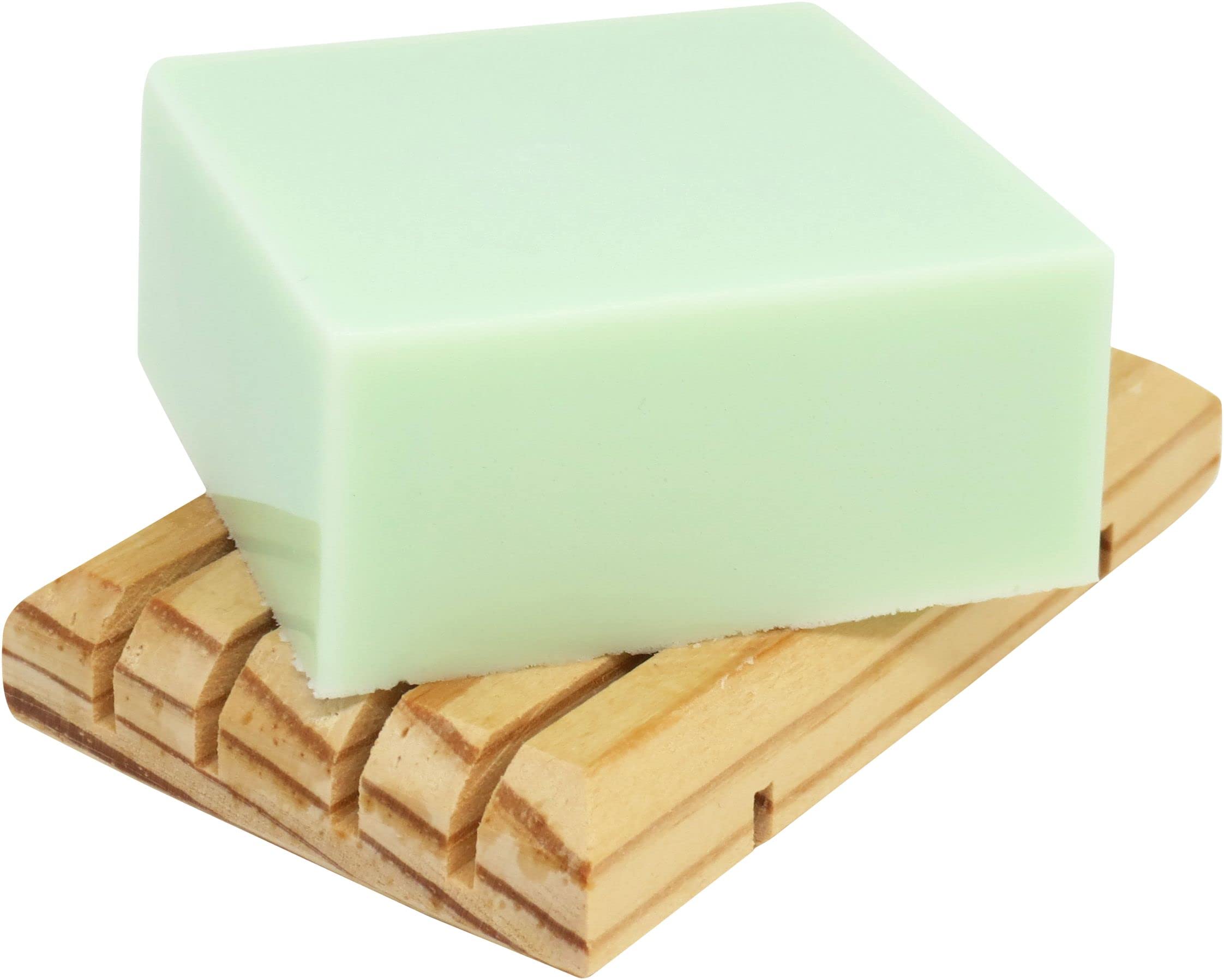 Natural Garden Mint Glycerin Soap Bar by Eclectic Lady - 4 oz, Moisturizing & Refreshing - Perfect for Sensitive Skin & Aromatherapy at Home, Spa or Gift