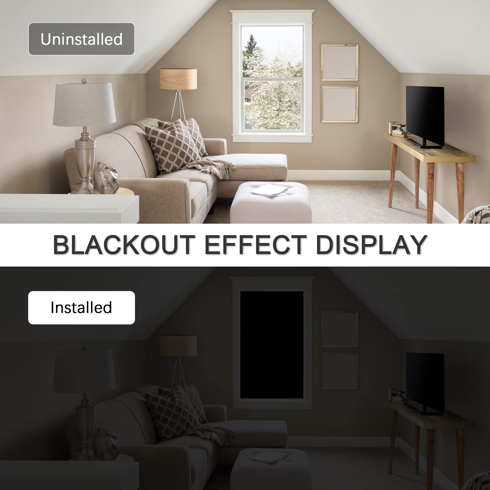 MASWOND Portable Blackout Curtain 118