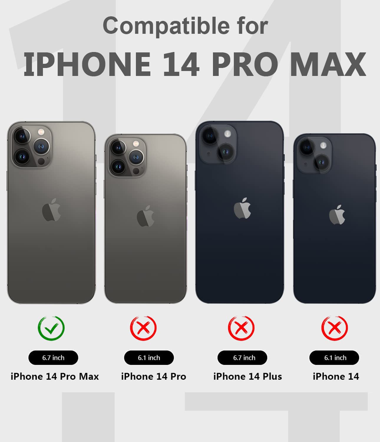 Premium Shockproof & Waterproof iPhone 14 Pro Max Case (6.7