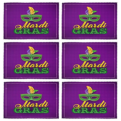 Mardi Gras Mask Purple