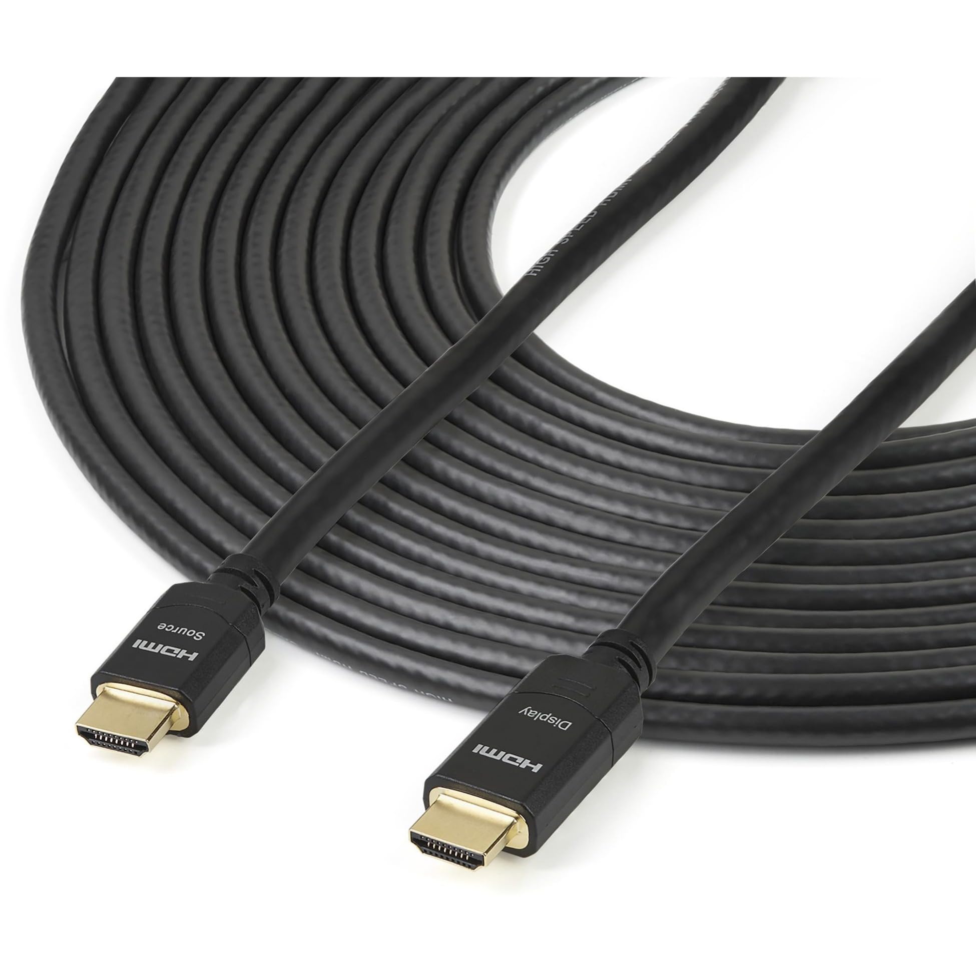 StarTech.com 66ft (20m) Active HDMI Cable - 4K High Speed HDMI with Ethernet, CL2 Rated for In-Wall Installation - Supports 4K 30Hz Video & HDMI 1.4 - Perfect for Home Theater, Gaming, Office Presentations & Connecting Monitors, TVs, Projectors (HDMM20MA)