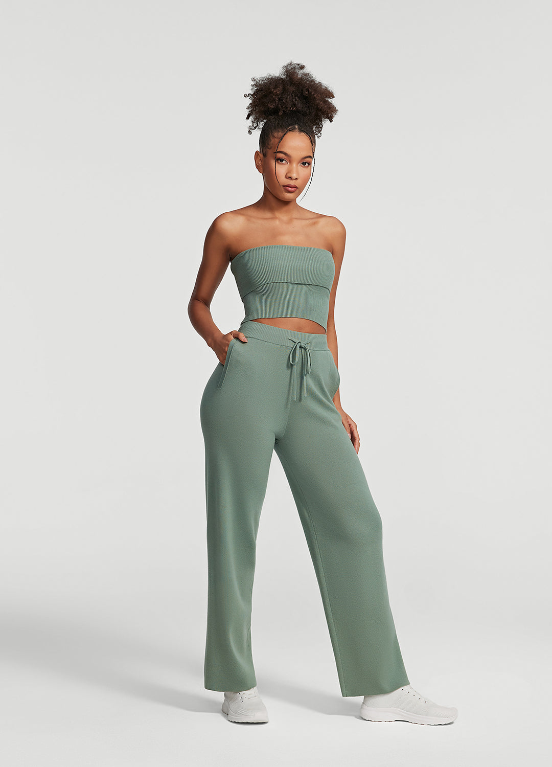 Premium Cozy Luxe Sweatpants for Women - Soft Fleece Lounge Pants with Elastic Waistband - Perfect for Yoga, Home Relaxing & Casual Outfits
