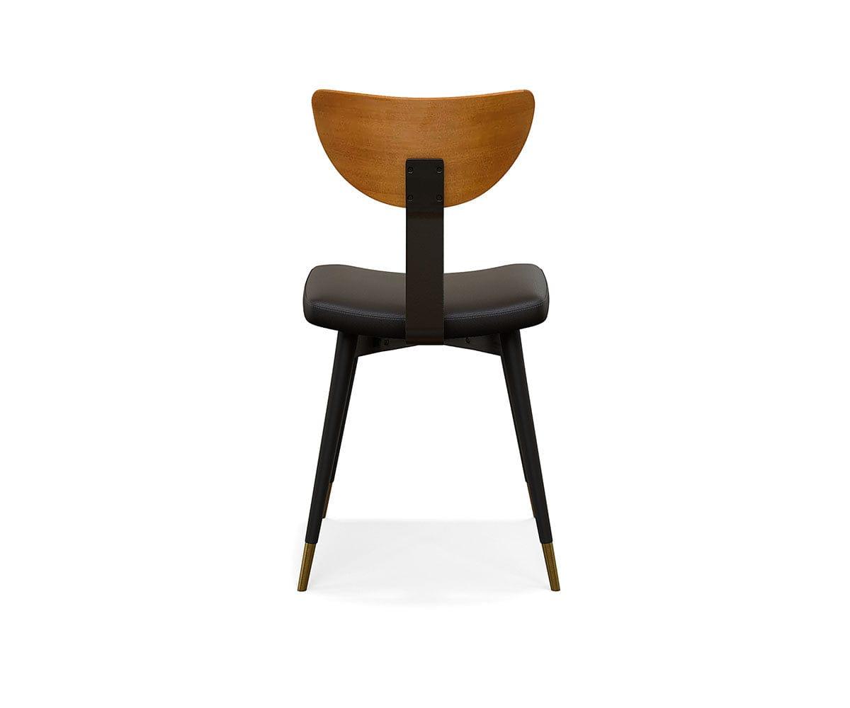 Lanson Modern Dining Chair Set of 2 - Comfortable Kitchen Chairs with Padded Seat - Sturdy Wooden Frame for Dining Room, Kitchen, Breakfast Nook & Home Office