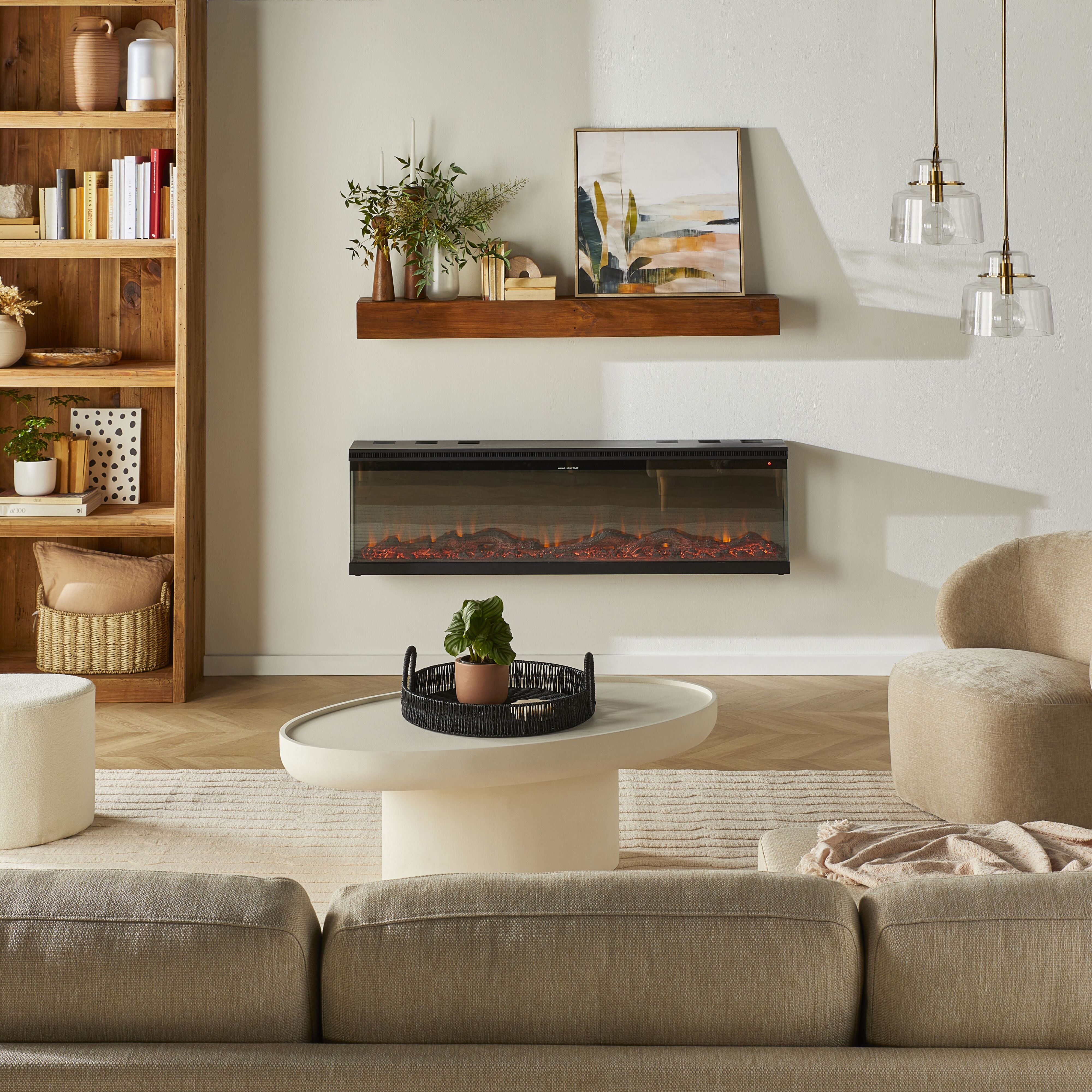 Boston Electric Fireplace Heater - 60