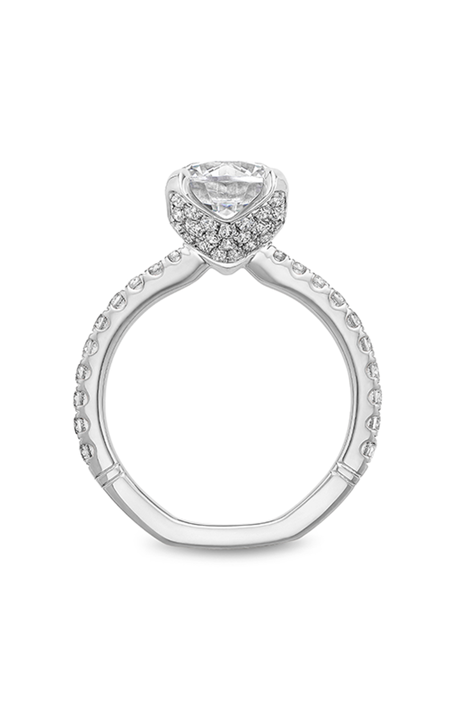 Noam Carver Atelier A028 01A Diamond Engagement Ring - Elegant Solitaire Wedding Band for Proposal, Anniversary & Special Occasions