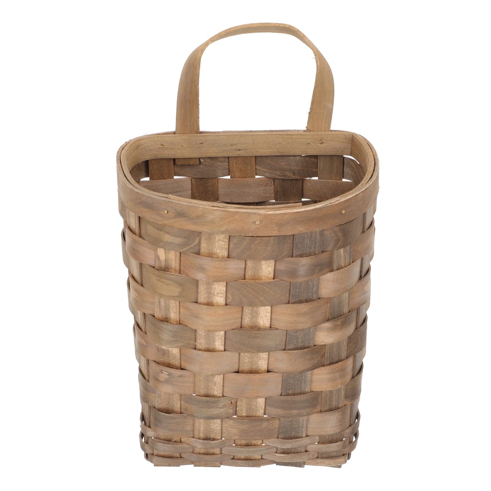 UPKOCH Wicker Woven Storage Baskets with Handles - Decorative Wall Hanging Baskets for Onion, Fruit & Home Organization - Perfect for Living Room, Pantry, Nursery & Kitchen Storage (Set of 3)