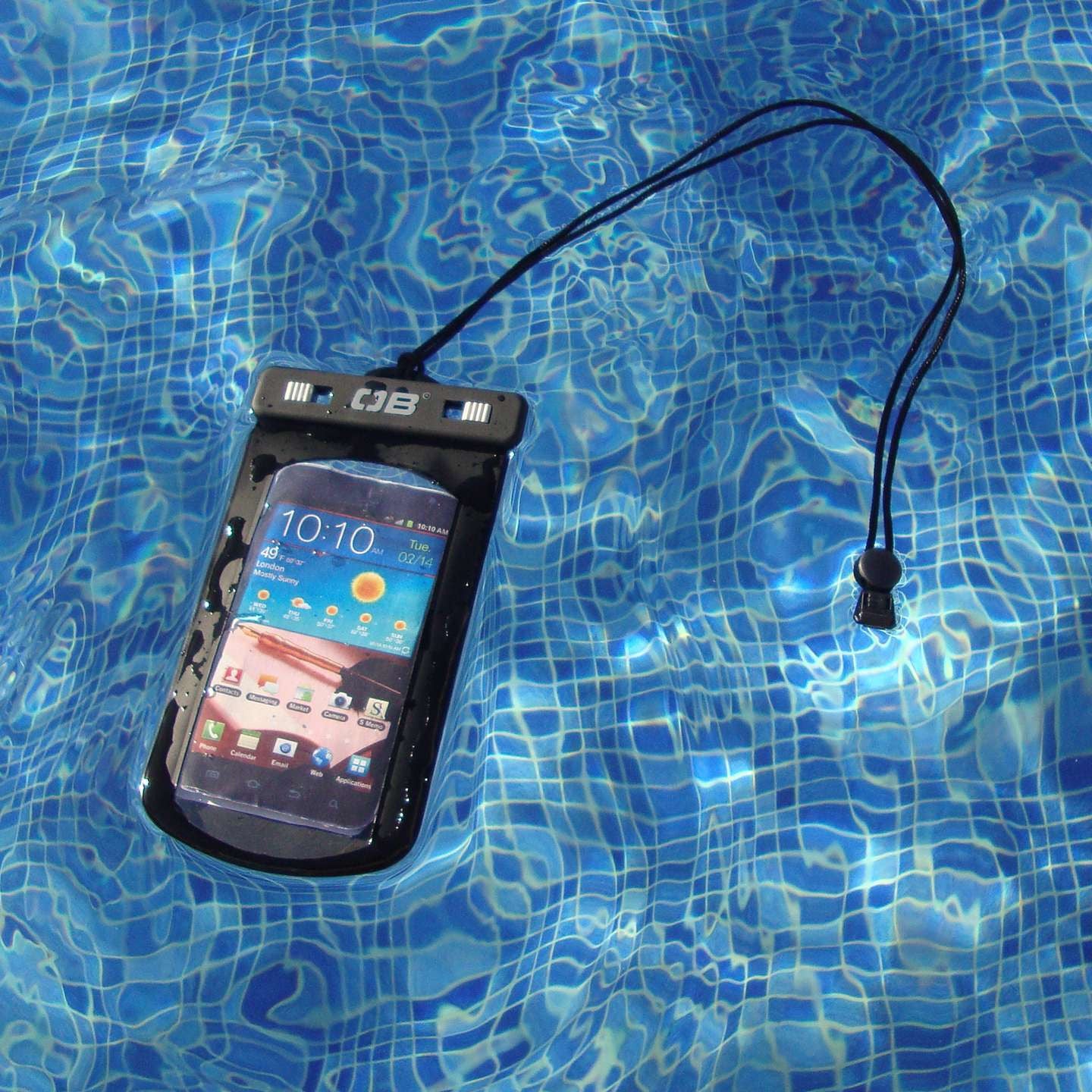 OverBoard Waterproof Large Phone Case - IPX8 Certified, Universal Fit for iPhone & Android - Perfect for Swimming, Boating & Outdoor Adventures
