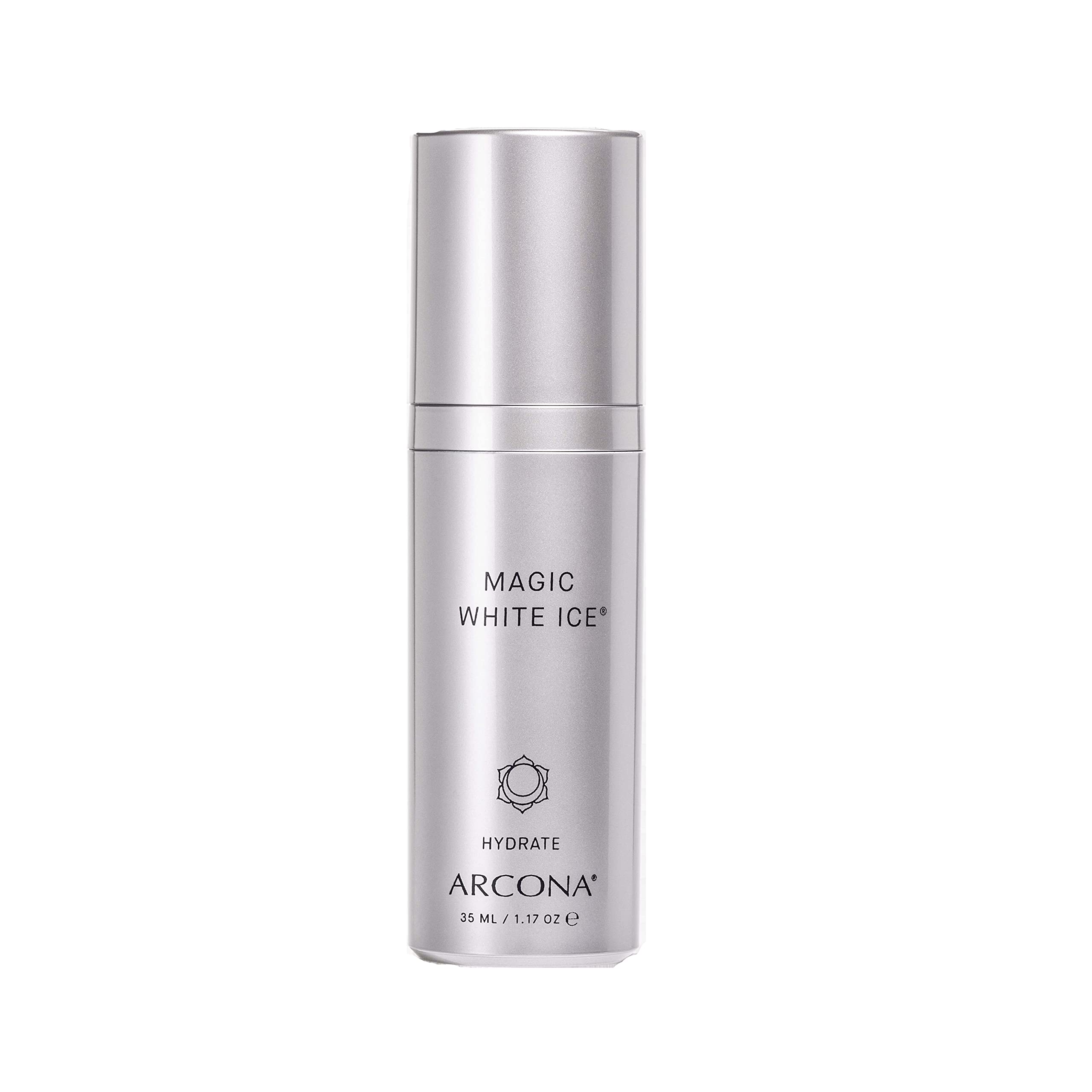 ARCONA Magic White Ice - Hyaluronic Acid Face Moisturizer with Cranberry Extract & Glycerin, Oil-Free Anti-Aging Cream for Dry Skin, 1 oz - Made in USA | Day & Night Hydration for Glowing Skin