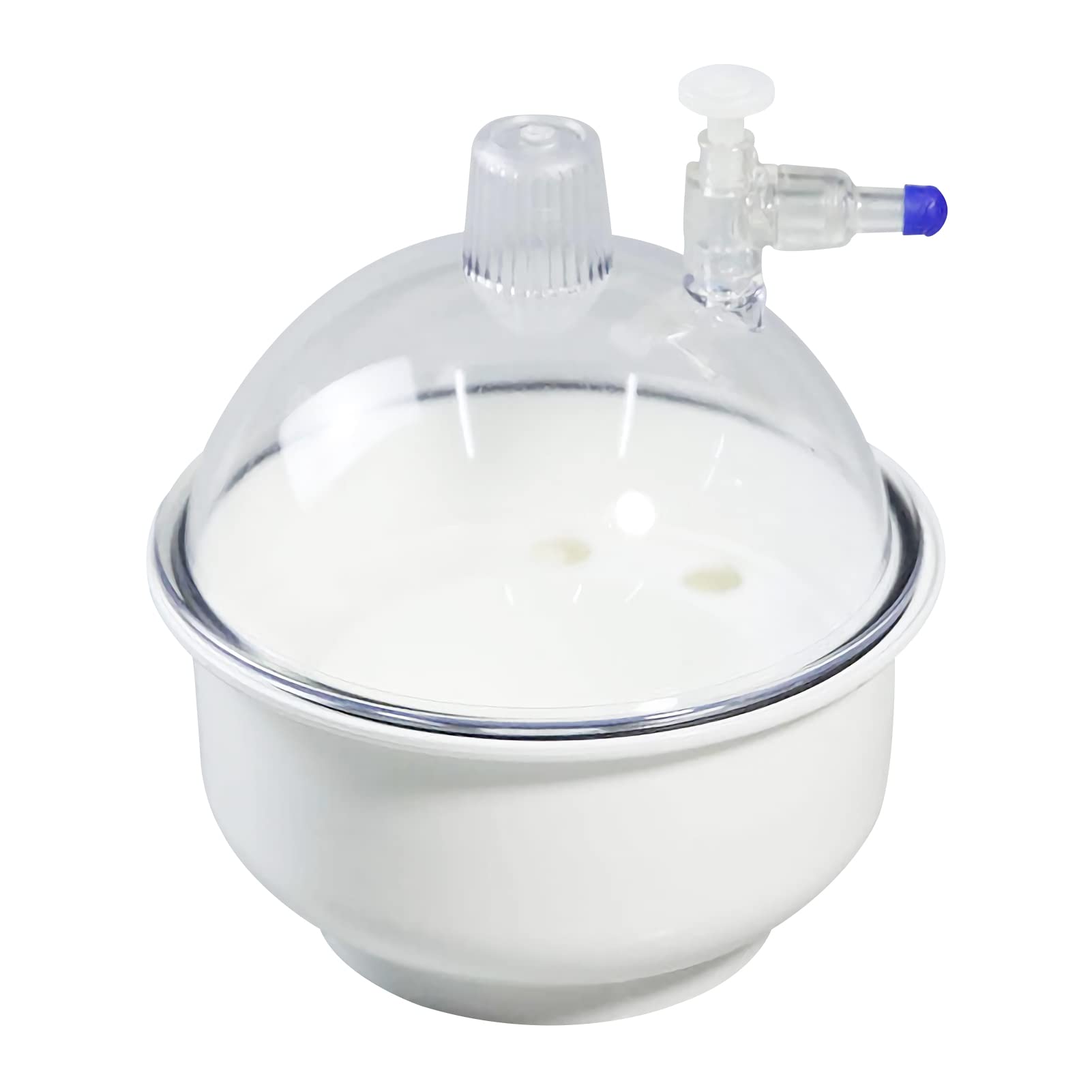 Lab Vacuum Desiccator - 150mm Plastic Air Tight Moisture-Free Storage Container for Science Experiments, Electronics, and Chemical Samples - Ideal for Laboratories, Schools, and DIY Projects