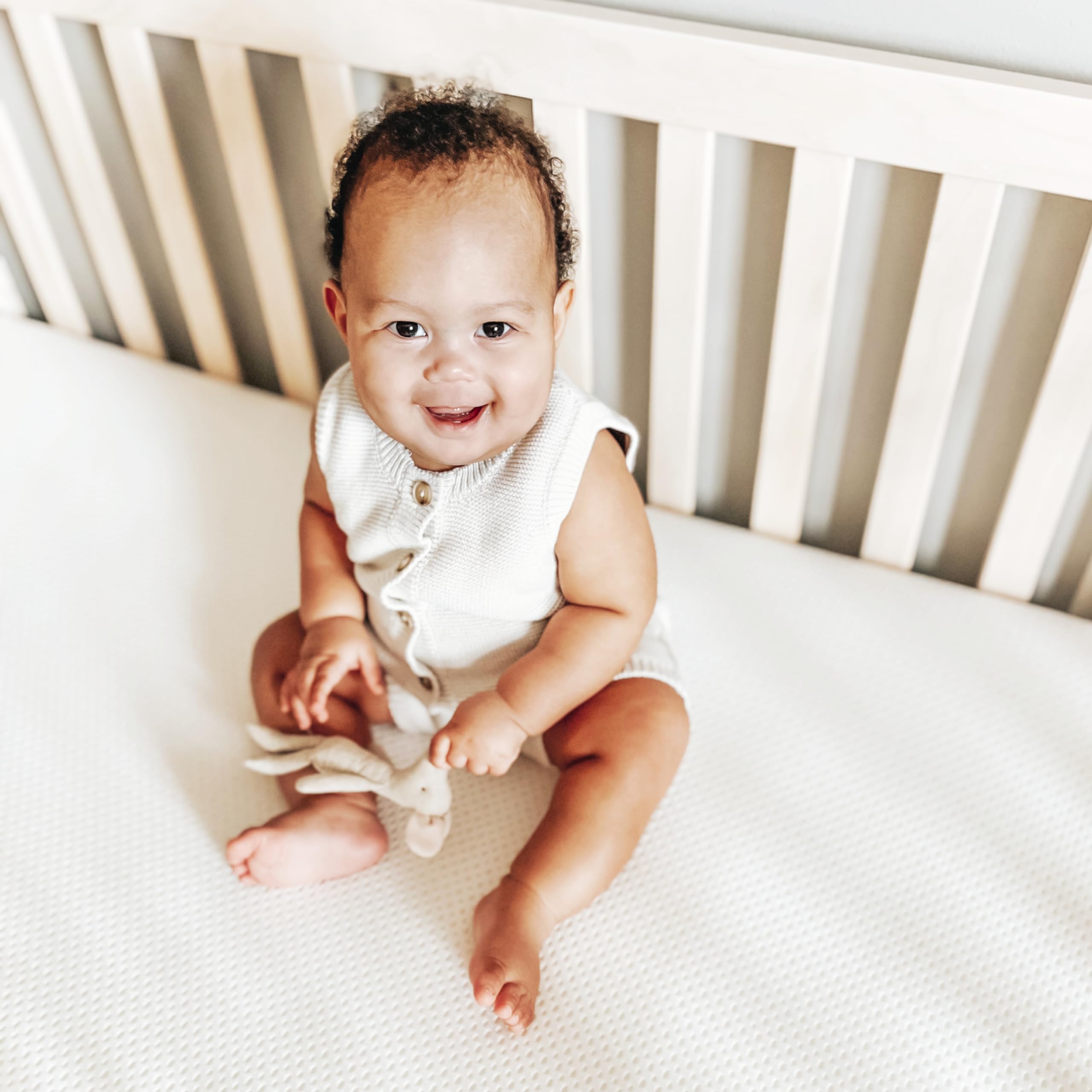 Newton Baby Essential Crib Mattress - Dual-Layer Ultra-Breathable Safe Infant Mattress with Removable Washable Cover | Thick Cushion Support for Newborns & Toddlers | Perfect for Nursery, Daycare & Travel Cribs