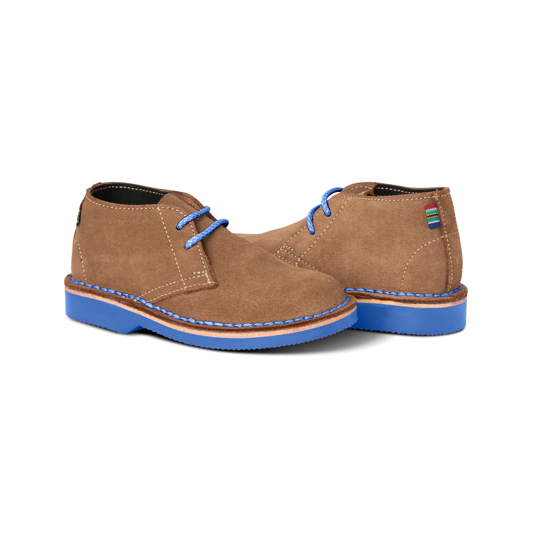 Veldskoen Kids Eddie the Elephant Shoes - Comfortable Blue Sole Sneakers for Boys & Girls | Perfect for School, Play & Outdoor Adventures