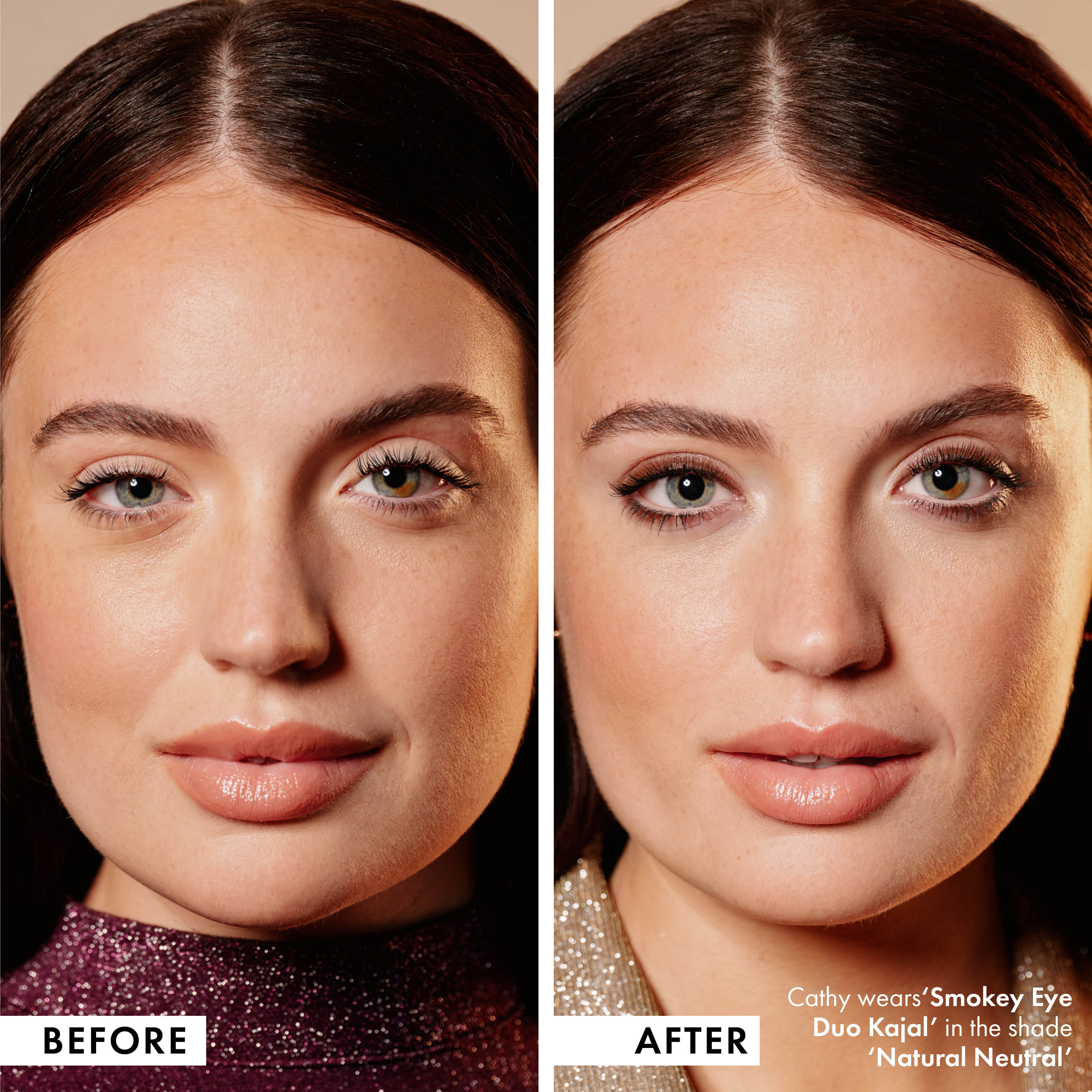 Smokey Eye Duo Kajal Eyeliner - Waterproof & Long-Lasting Kohl Pencil for Dramatic Eye Makeup - Perfect for Night Out, Party, and Special Occasions
