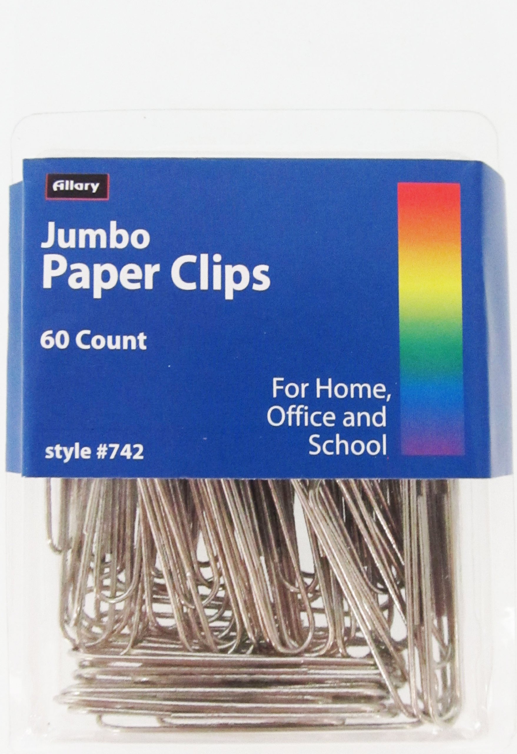 Large Jumbo Paper Clips - 2 Inch Big Paper Clips for Office, School, Documents & Crafting - Bulk Pack of 100 - Heavy Duty Metal Binder Clips for Organizing Papers