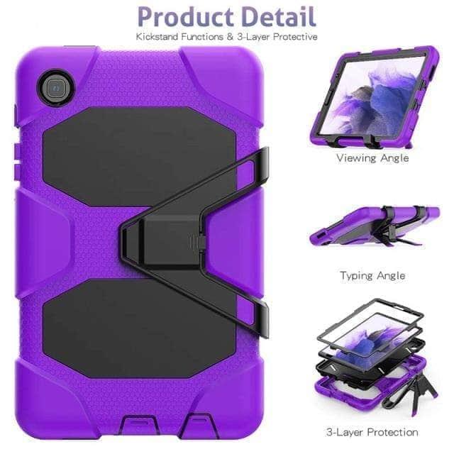 Shockproof Military-Grade Heavy Duty Case for Samsung Galaxy Tab A7 Lite 2021 - Perfect for Outdoor, Travel & Kids Use