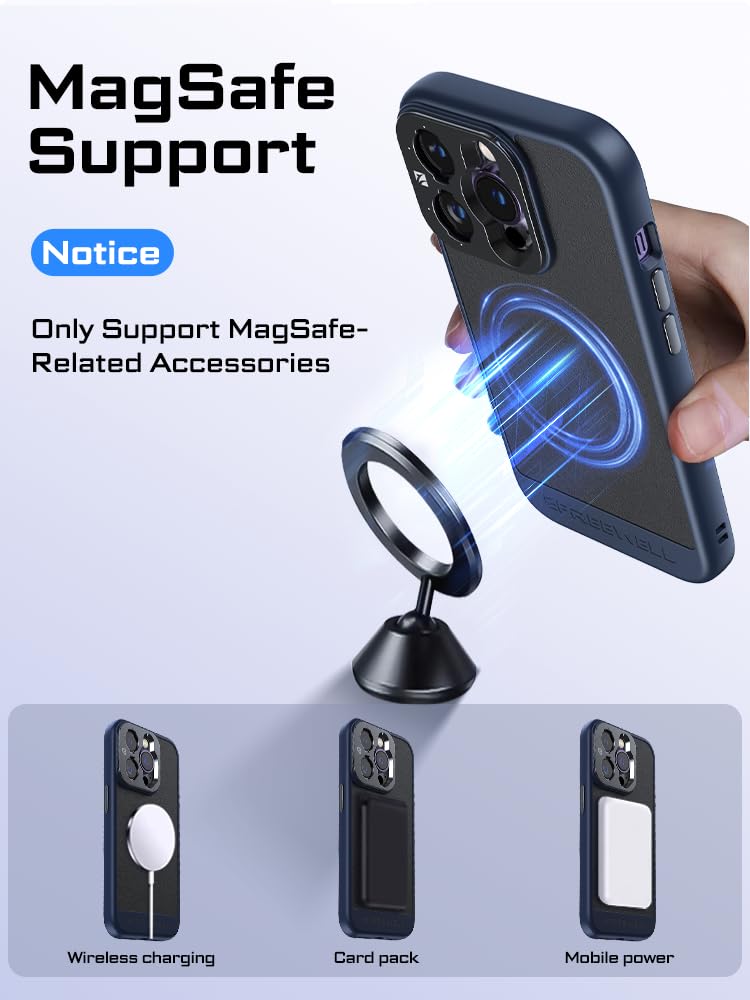 FREEWELL Sherpa Series Shockproof Phone Case for iPhone 13 Pro Max - Rugged Protective Cover for Outdoor Adventures, Travel & Daily Use
