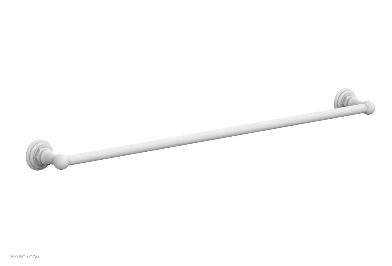 HEX TRADITIONAL 30-Inch Towel Bar - Chrome Finish Bathroom Towel Rack for Modern Homes - Perfect for Bathrooms, Kitchens & Laundry Rooms