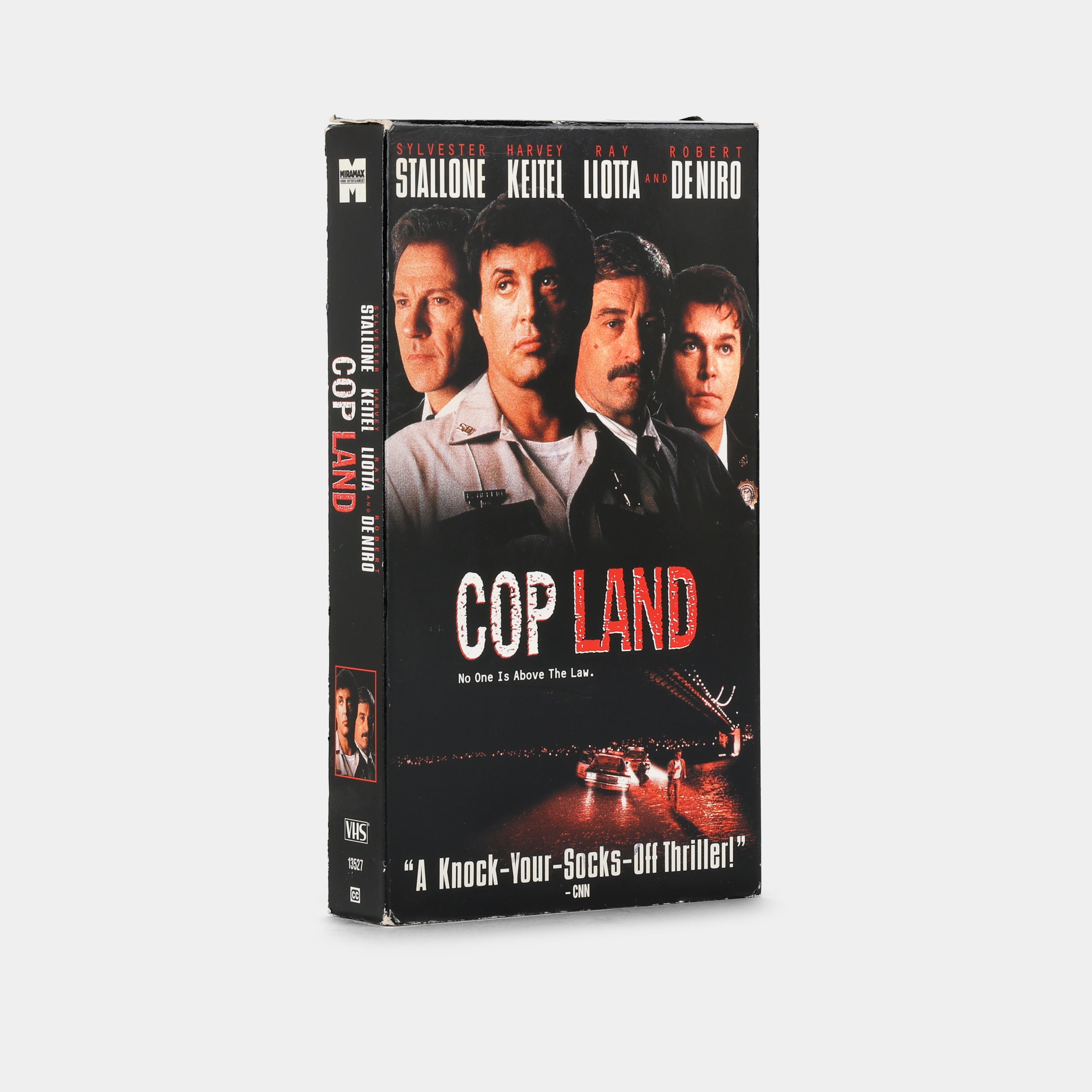 Cop Land VHS Tape - 1997 Crime Drama Starring Sylvester Stallone & Robert De Niro - Classic Movie Collectible for Film Buffs & 90s Nostalgia Lovers - Perfect for Home Theater Nights & Vintage Movie Collections