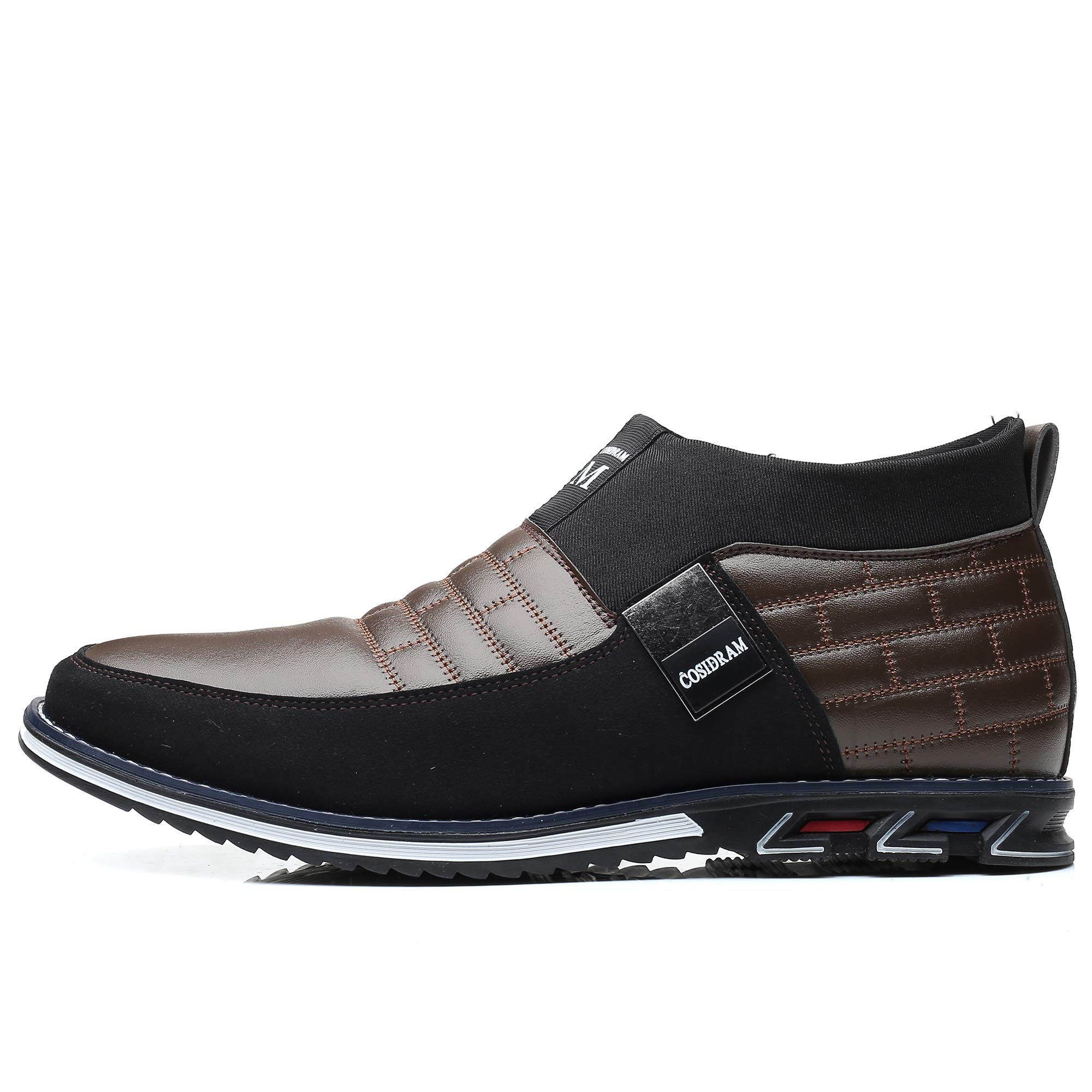 COSIDRAM Men's High-Top Loafers - Comfortable Walking Sneakers & Casual Boots for Men | Perfect for Daily Wear, Office, and Outdoor Activities