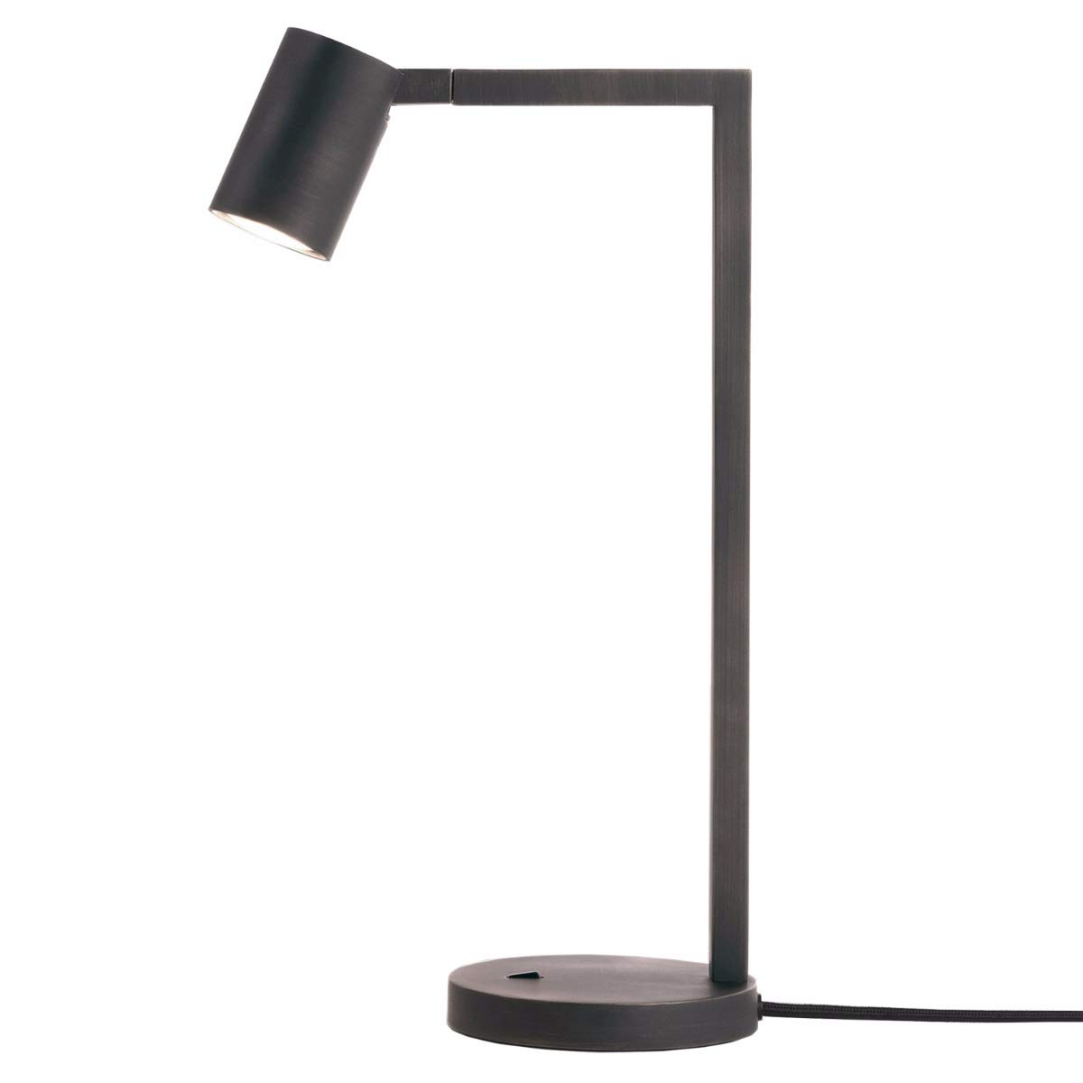 3W LED Table Lamp - Modern Bedside & Desk Light with On/Off Switch, Black - Perfect for Reading, Studying, and Bedroom Nightstand Lighting