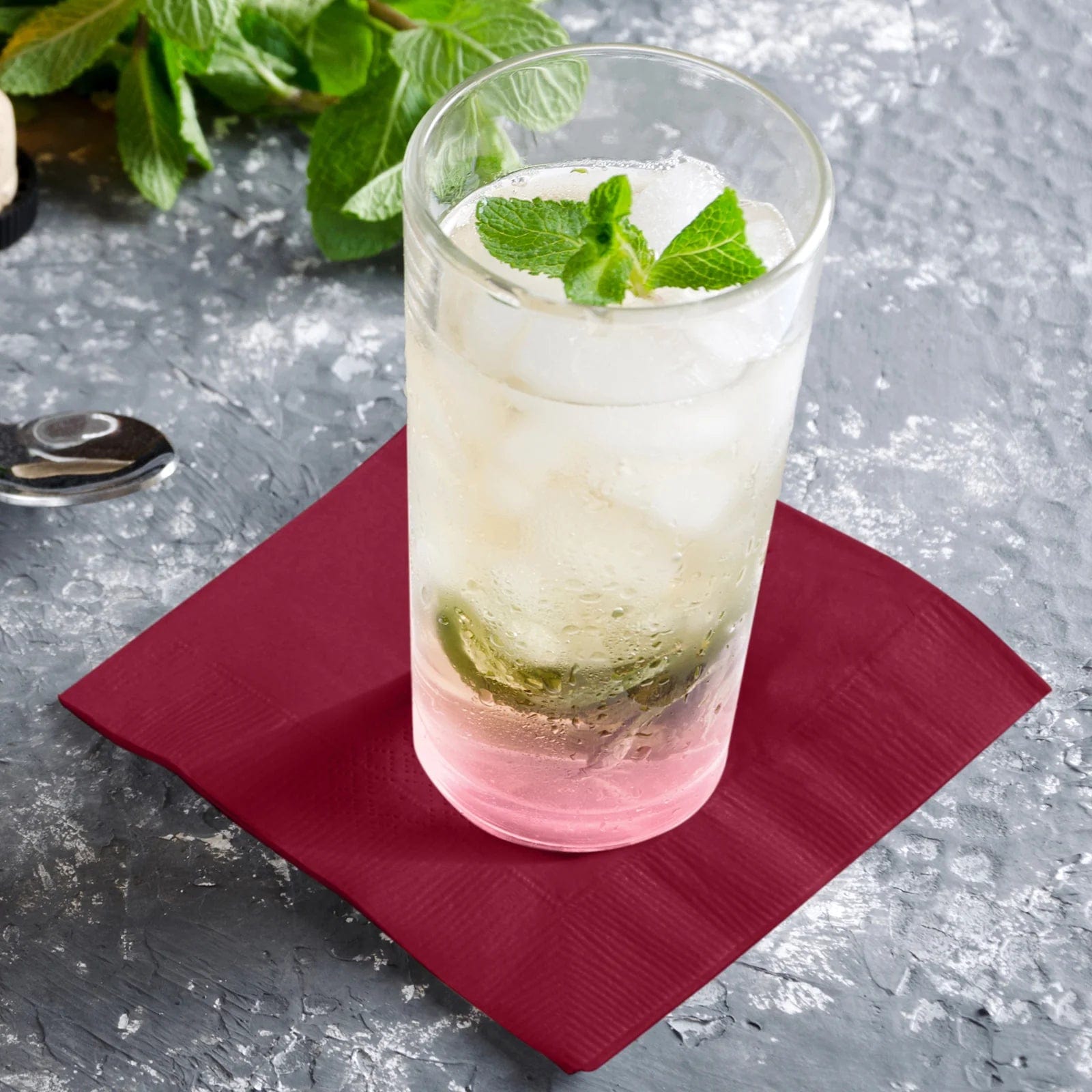 50 Soft 2-Ply Disposable Paper Napkins for Dinner, Cocktail Parties & Events - Premium Quality Tableware for Home, Restaurants & Catering