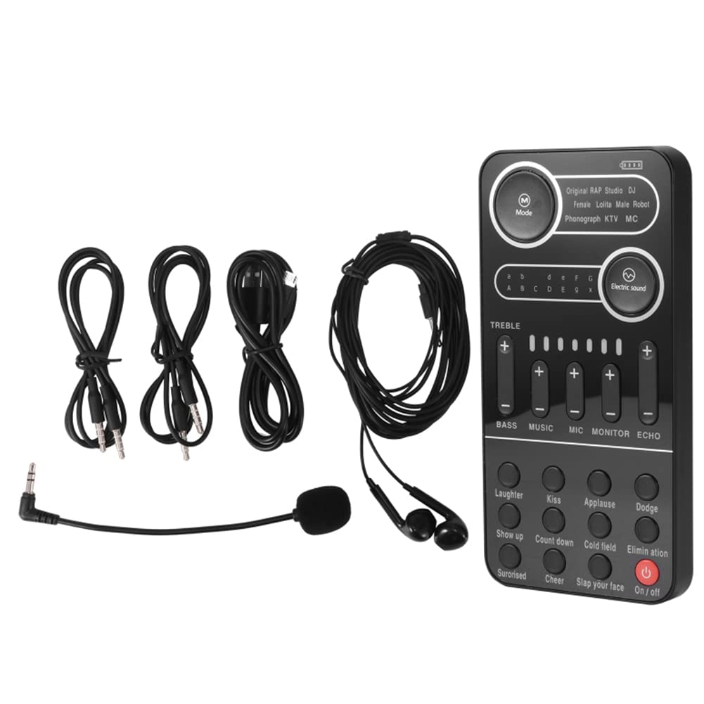 TsoLay Mini Portable Voice Changer with 10+ Audio Effects - Real-Time Sound Modifier for Live Streaming, Gaming & Prank Calls | Compatible with iPhone, Android, PC & Tablet (Perfect for TikTok, Discord & YouTube Content Creation)