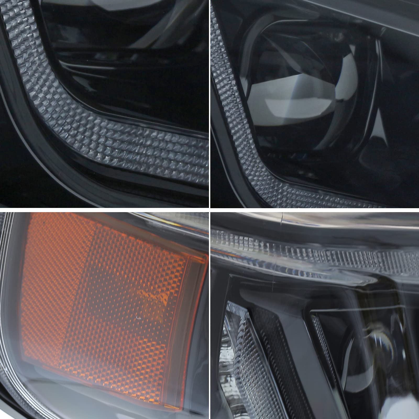 Toyota 4Runner Headlights 2014-2023 - Triple LED with Sequential Turn Signals for Off-Road & Night Driving