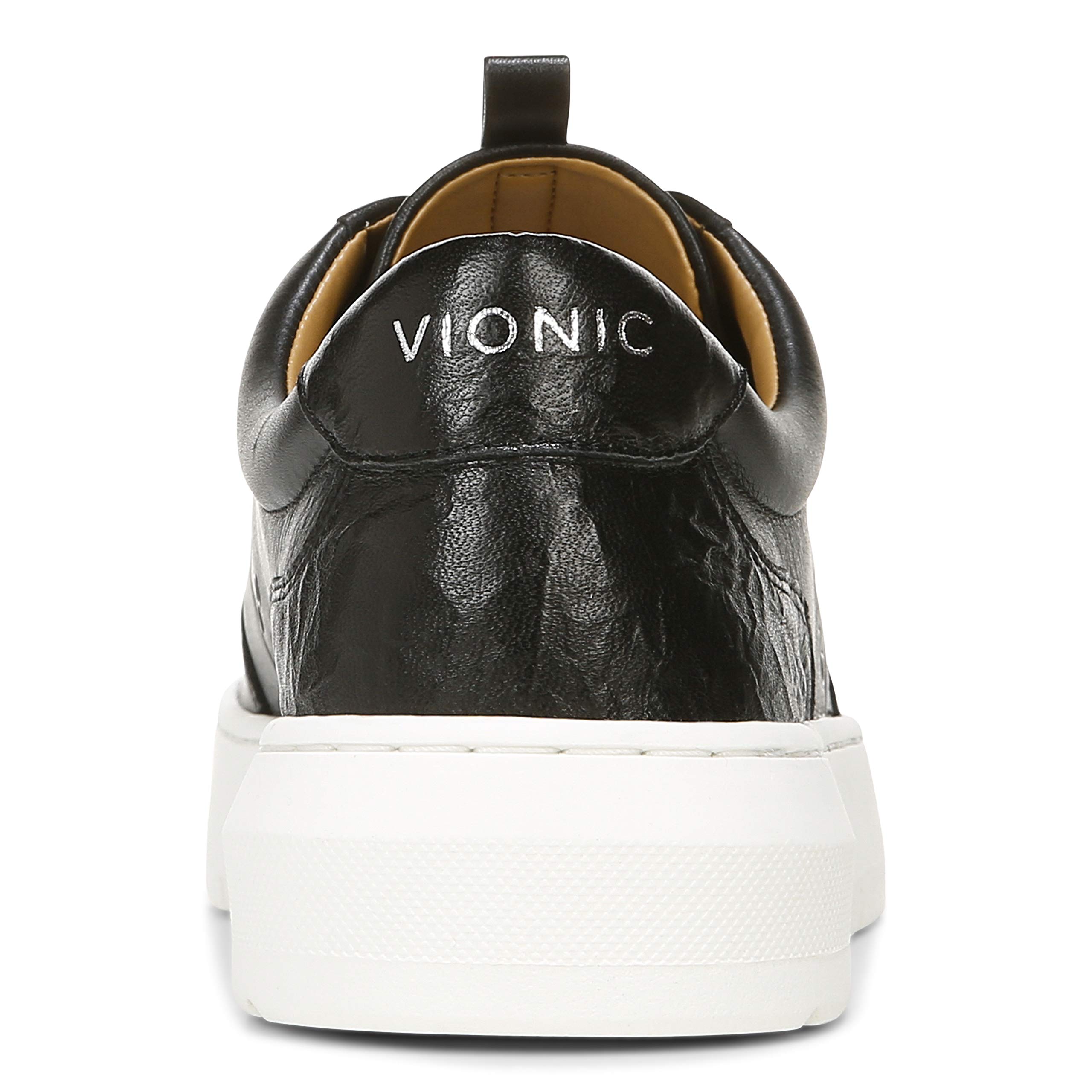 Vionic Ysenia Women's Casual Sneakers - Comfortable Walking Shoes for Women, Black, Size 8 Medium | Perfect for Everyday Wear, Work, and Travel