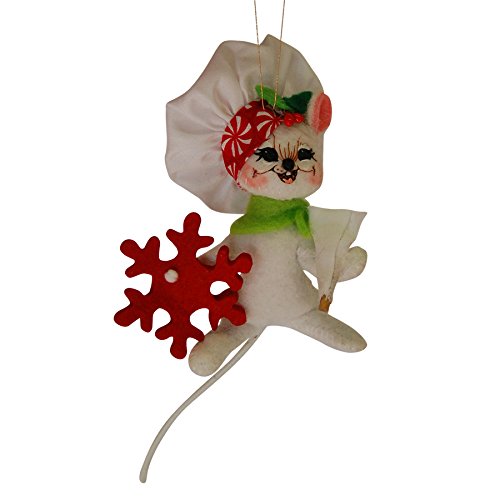 Annalee 3-inch Peppermint Chef Mouse - Christmas Kitchen Decor, Holiday Baking Gift, Festive Tabletop Decoration for Home & Office