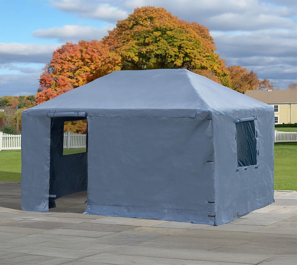 Sojag 12' x 16' Universal Winter Cover for Gazebos & Outdoor Sun Shelters - Waterproof Protection for Patio, Garden, and Backyard Use