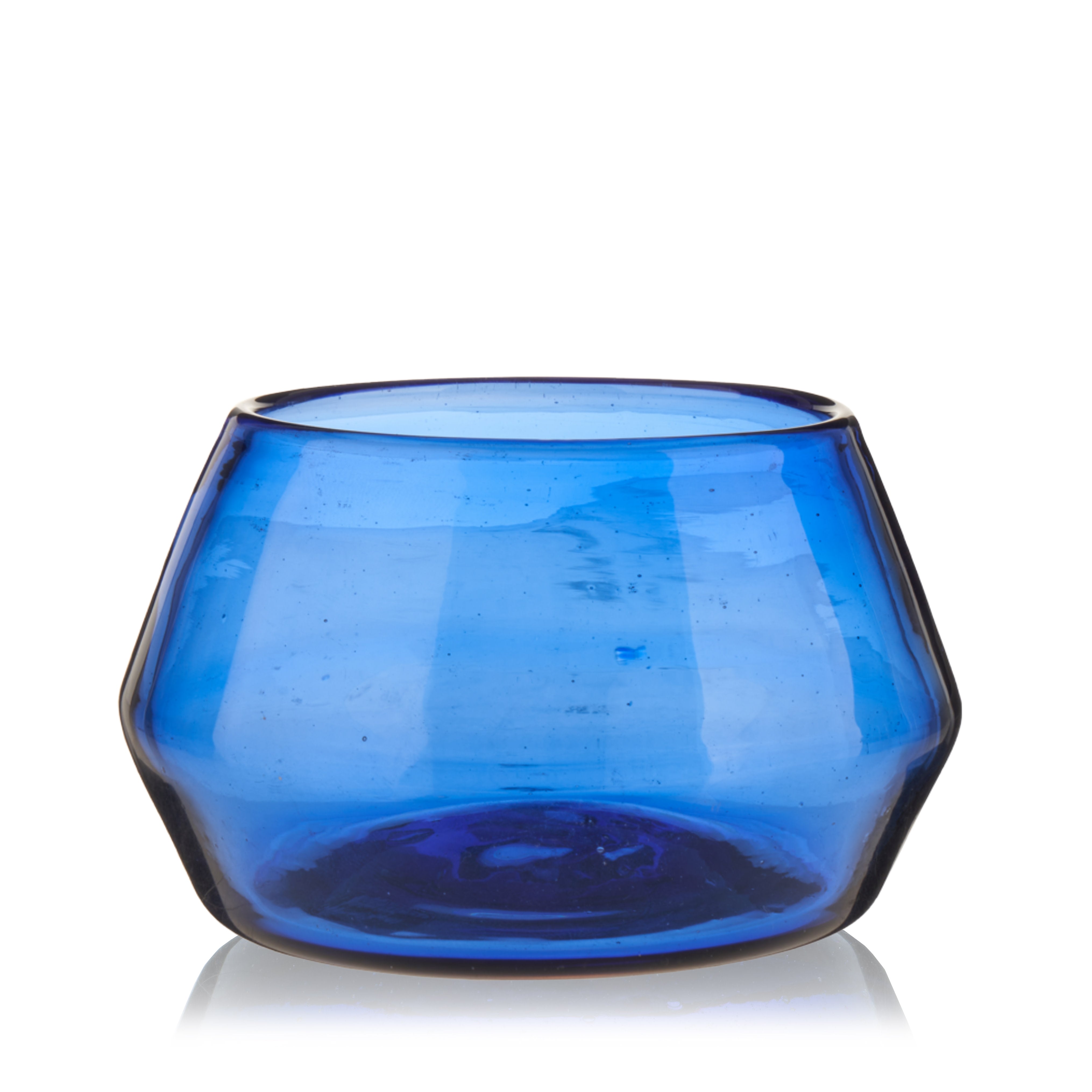 Premium Cobalt Blue Tequila Copita Glass - Authentic Mexican Shot Glass for Tequila Tasting, Sipping & Home Bar Decor