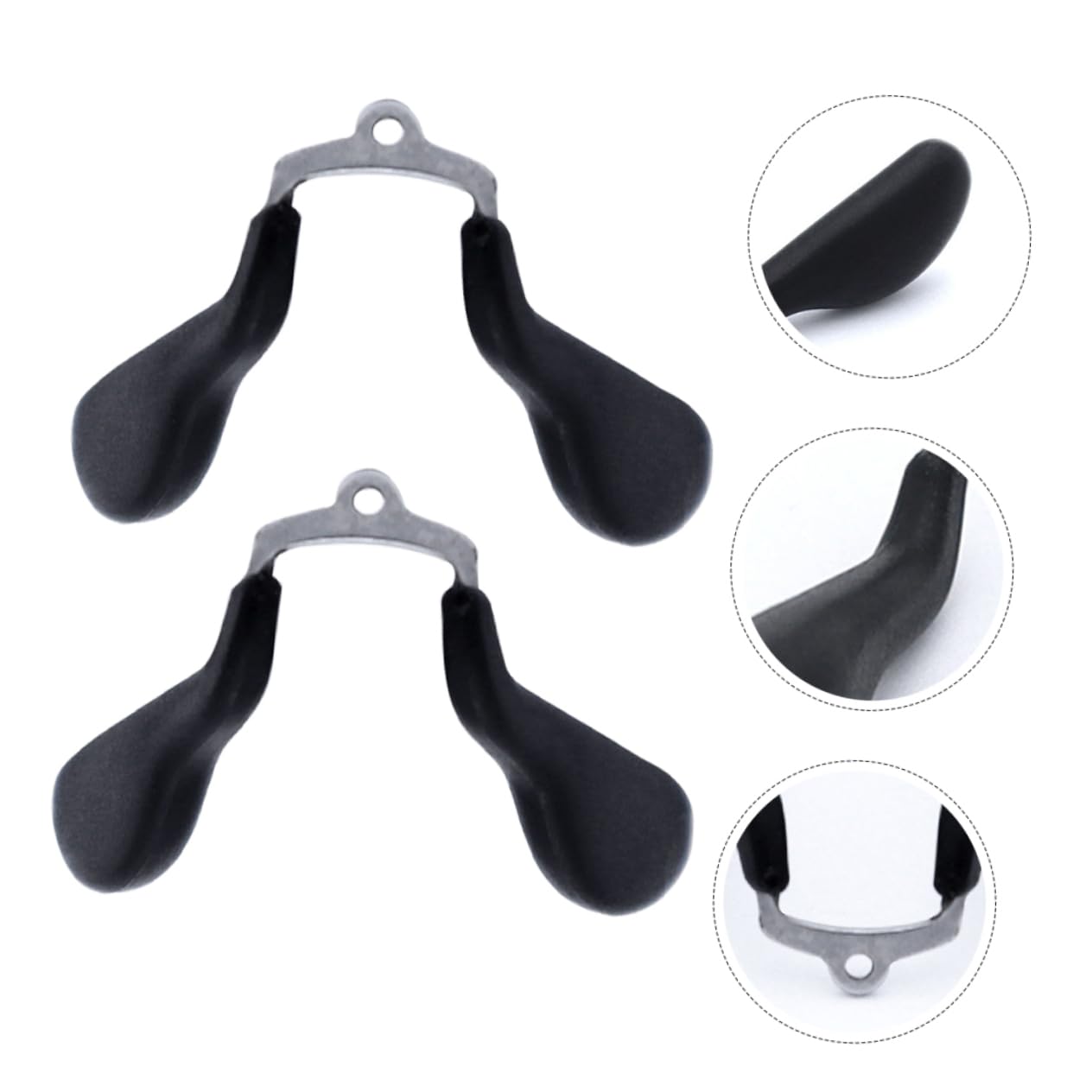 Minkissy 4-Pack Glasses Nose Pad Holders - Soft Flexible Replacement Nose Pads for Eyeglasses Frames - Comfortable Anti-Slip Nose Covers for Reading, Computer, and Driving Glasses Accessories