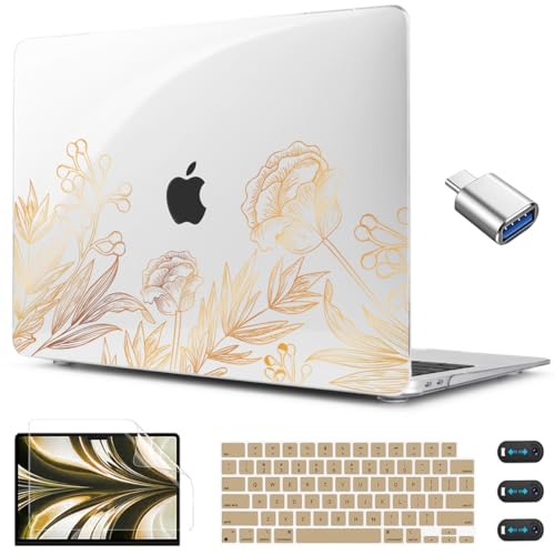 Air13.6inch-Gold Floral Blossom