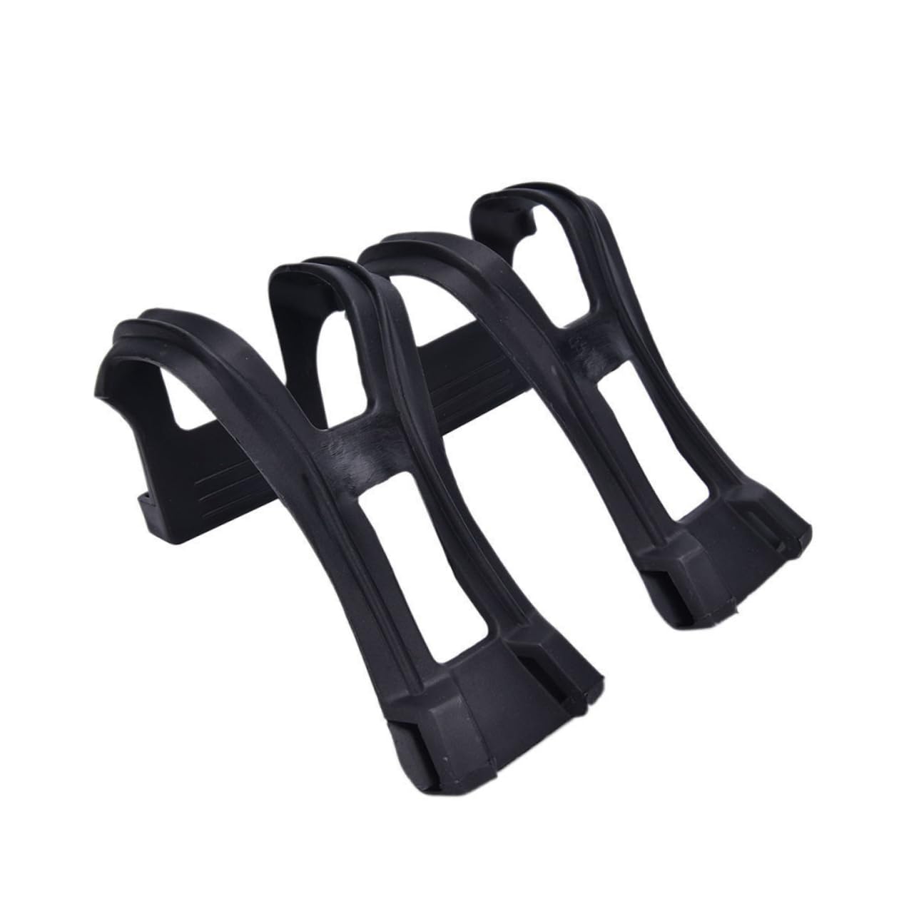 1 Pair Road Bike Clip Pedals - Lightweight Cycling Toe Clips for Secure Foot Lock - Perfect for Road Biking, Commuting & Indoor Cycling Training