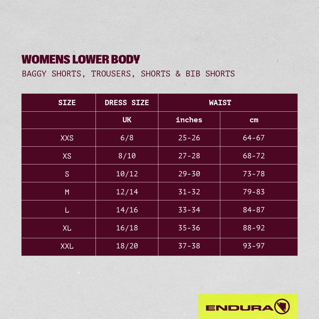 Endura Women's Xtract Gel Cycling Shorts - Breathable Fast-Drying Bike Shorts with Comfortable Gel Pad & Antibacterial Fabric for Road & Mountain Biking | Perfect for Long Distance Cycling & Outdoor Workouts