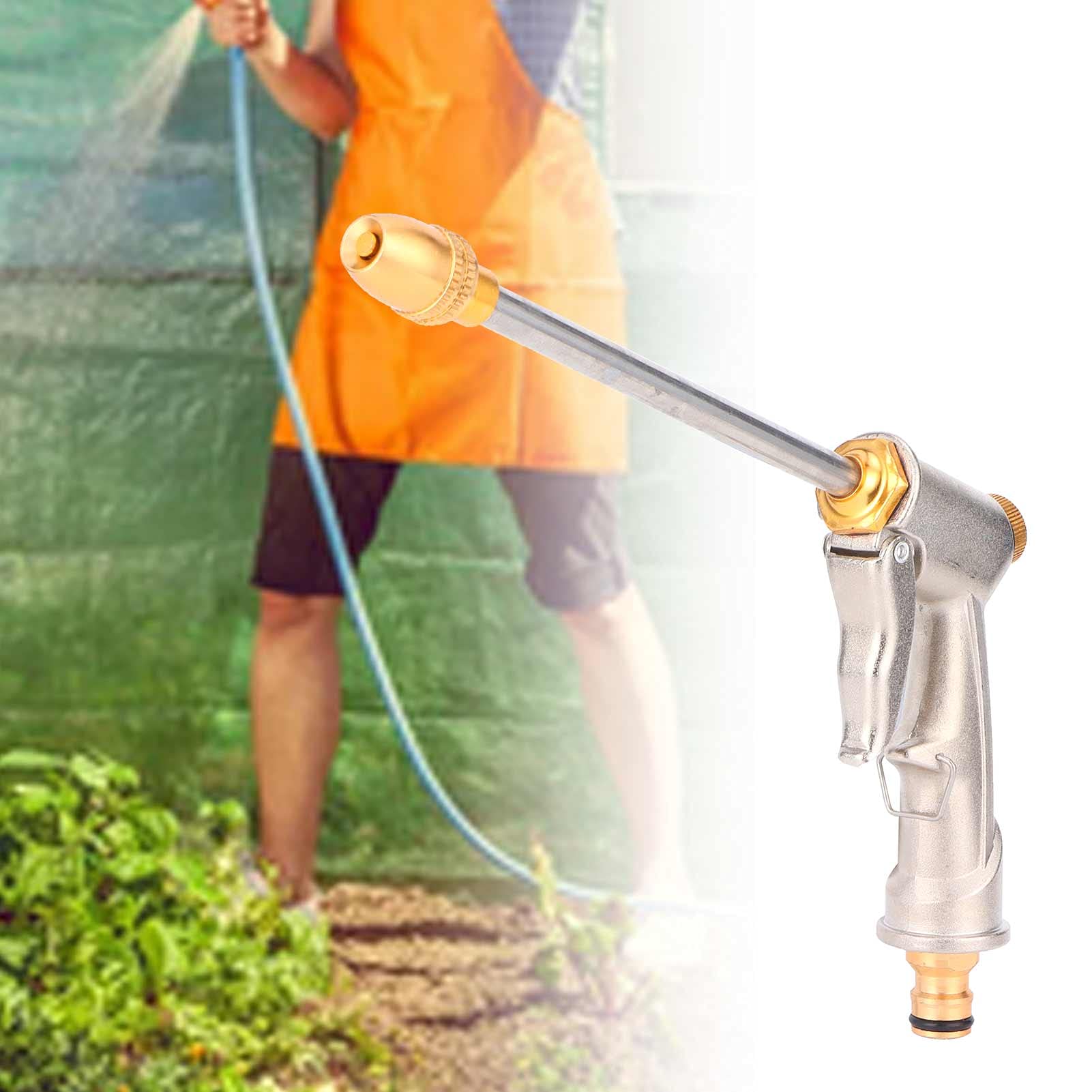 Adjustable Garden Water Sprayer - High Pressure Hose Nozzle for Plant Irrigation, Car Washing & Outdoor Cleaning | Perfect for Lawns, Gardens & Home Use