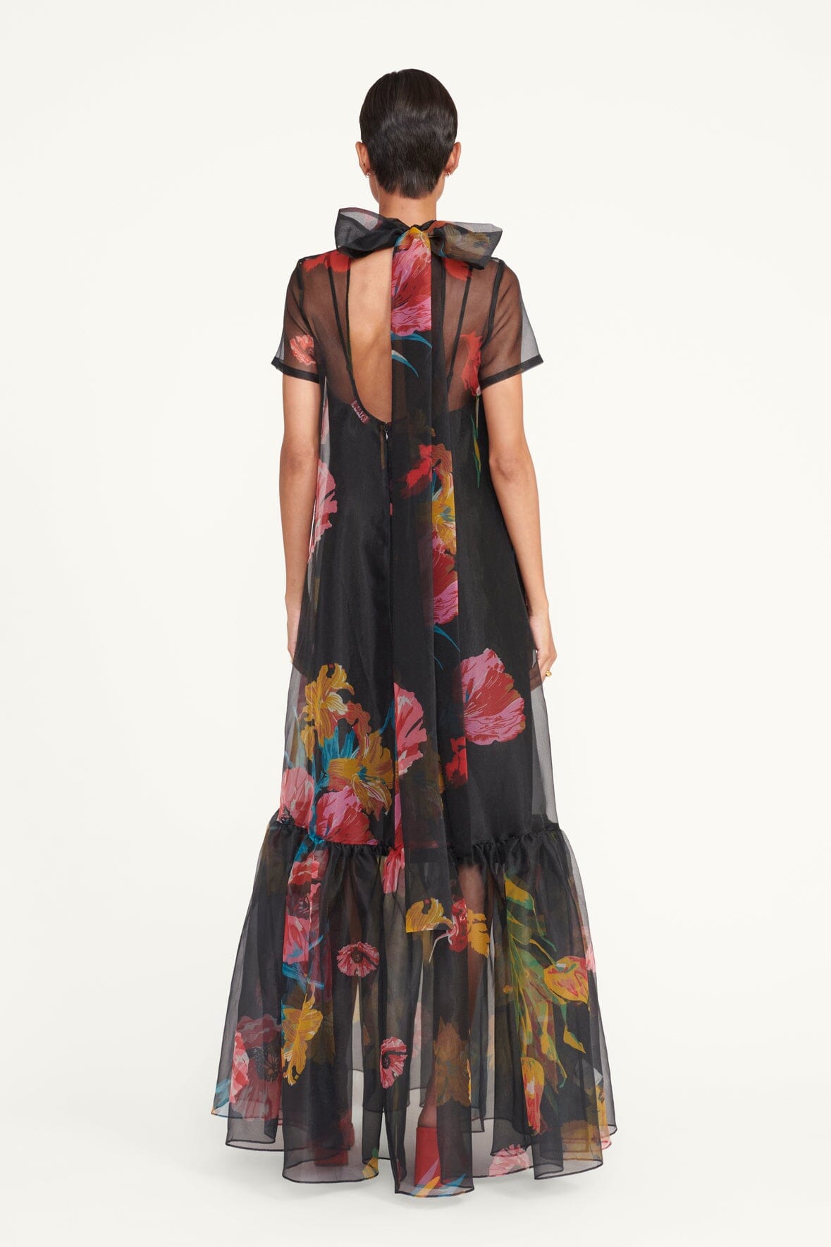 Calluna Dress | First Bloom Night - Elegant Floral Maxi Dress for Women, Perfect for Evening Parties, Weddings & Special Occasions