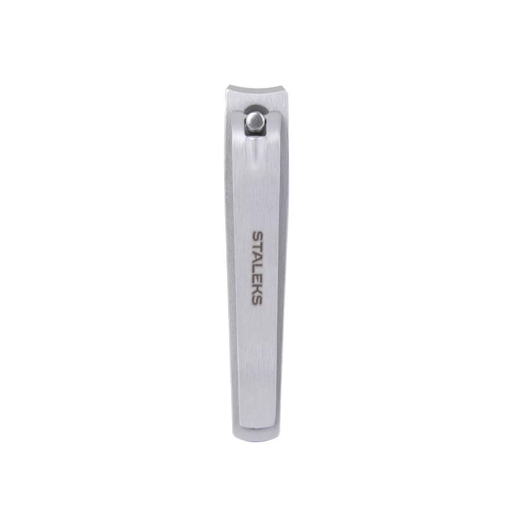 Staleks Professional Nail Clipper with Built-in Nail Catcher Container - Precision Nail Trimmer for Manicure & Pedicure - Perfect for Home, Salon, and Travel Use