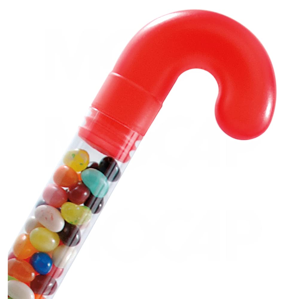 100pcs Red LDPE Plastic Tube Toppers 2.25