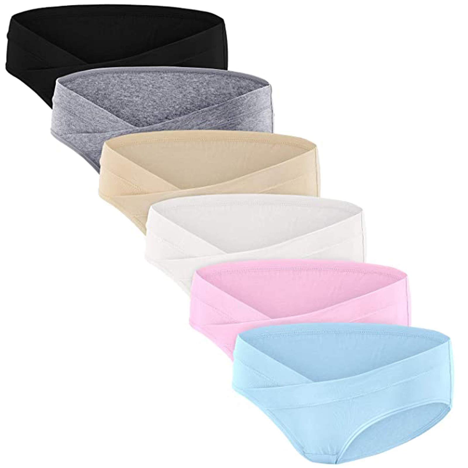 Women's V-Shaped Maternity Panties - Soft Cotton Pregnancy Underwear for Comfort & Support | Postpartum & Nursing Use