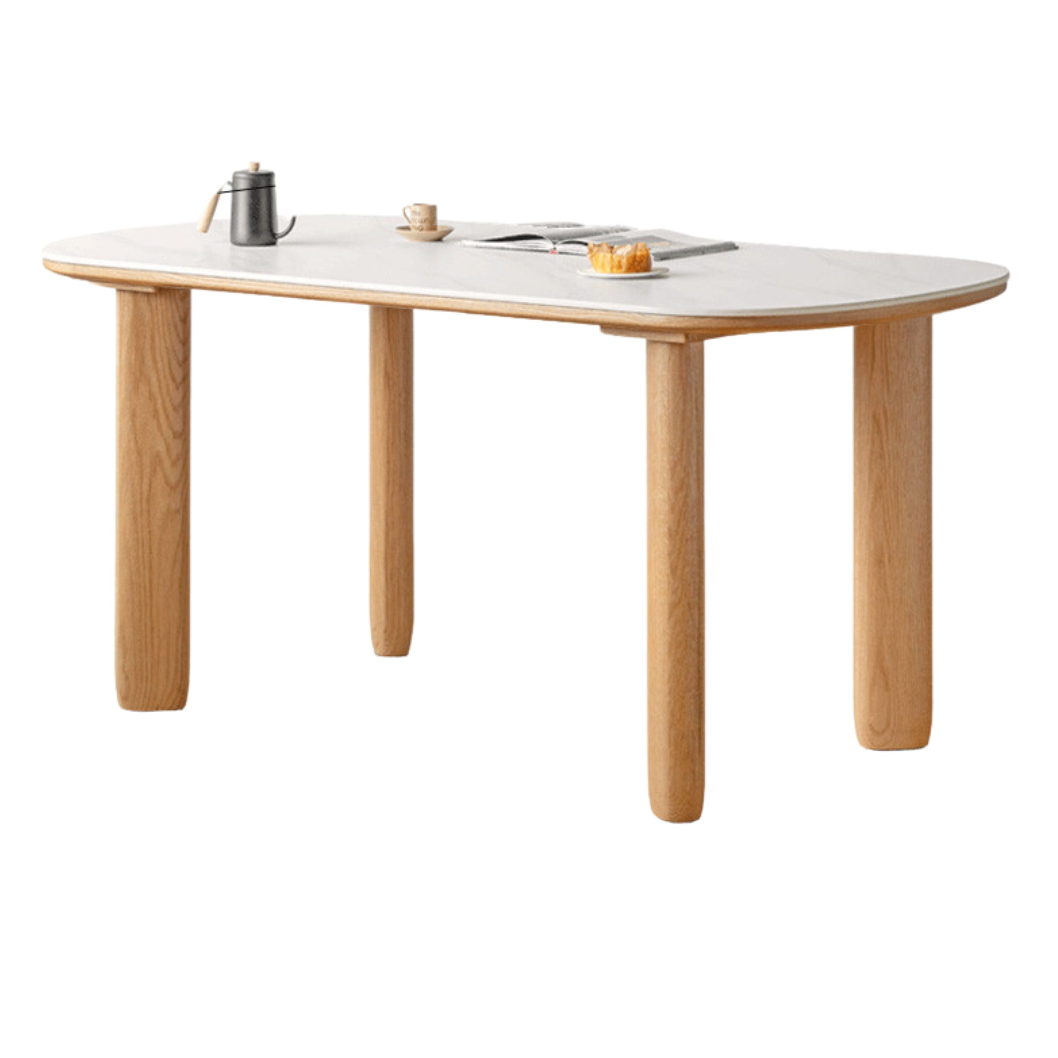 out of stock 62.9x33.4x29.9 inch / 160x85x76 cm / Natural Wood Color / large rock board table