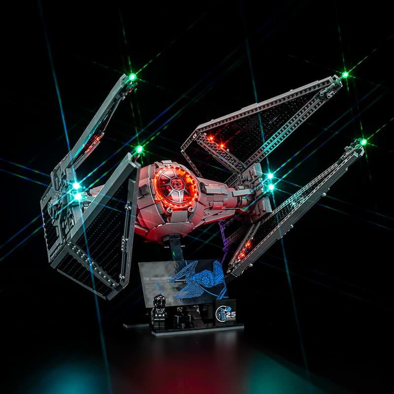 LEGO Star Wars TIE Interceptor 75382 Light Kit - LED Lighting Set for Model Building & Display - Perfect for Home Decor, Gift & Collection Showcase