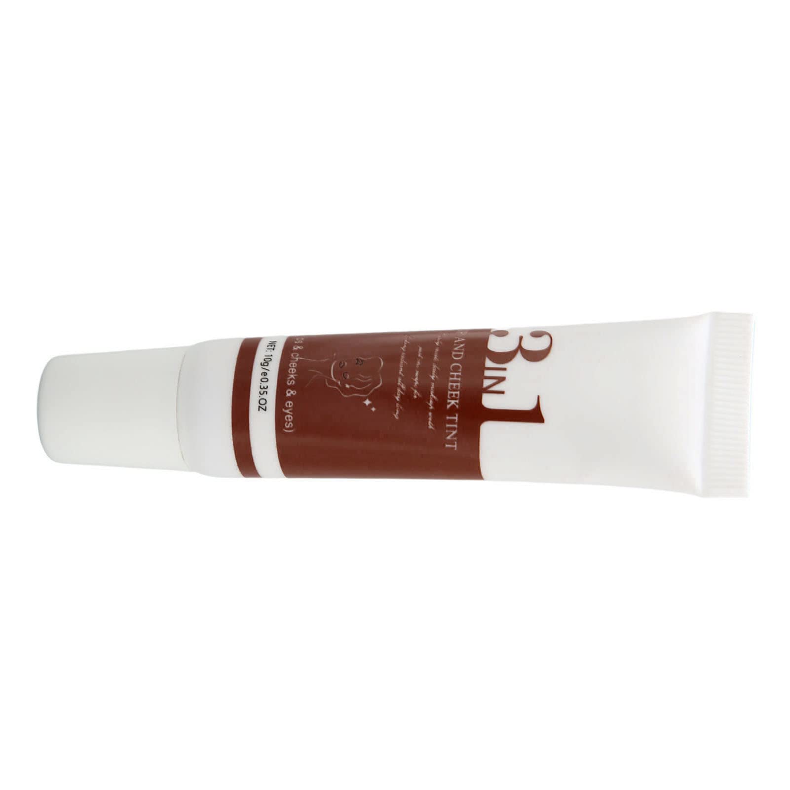 EXCLUZO 3-in-1 Lip Tint & Cheek Stain, Long Lasting Vegan Lip Mud, Natural Lip & Cheek Color (#6) - Perfect for Holiday Makeup, Date Night & Everyday Wear