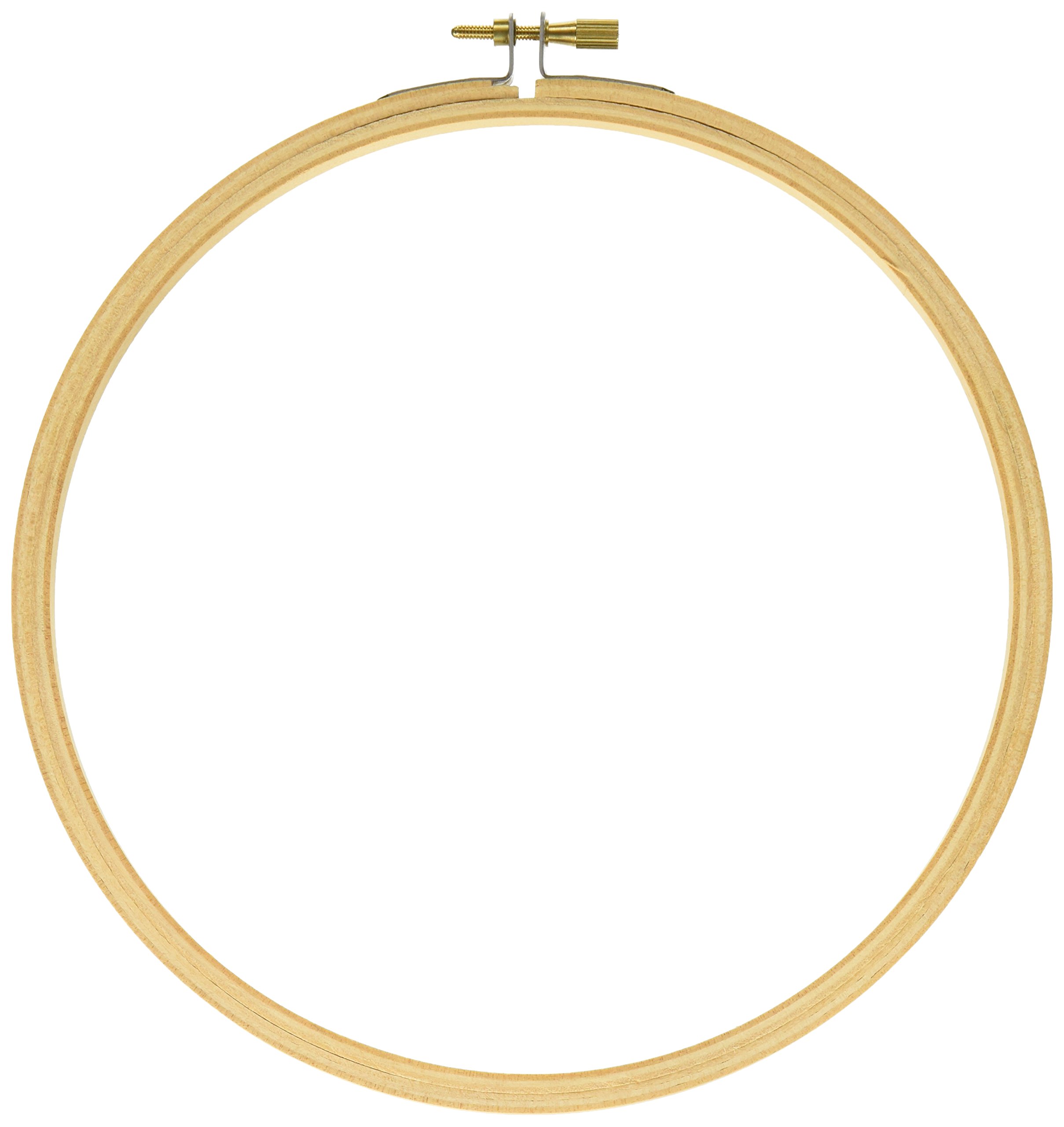 Darice 7 Inch Natural Wood Embroidery Hoop for Cross Stitch, Needlework & Craft Projects - Perfect for DIY Art, Home Decor & Gift Making
