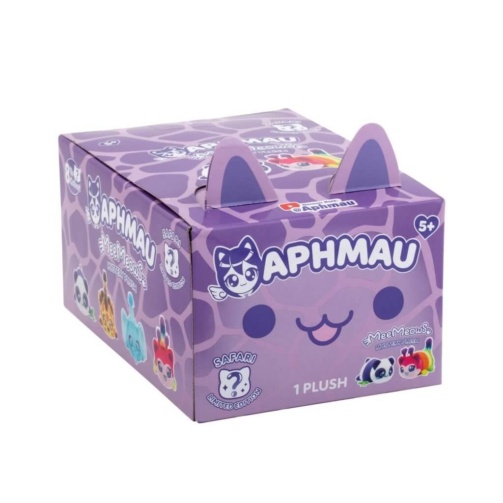 Aphmau MeeMeows 6-Piece Safari Mystery Blind Box Collection - Cute Animal Figures for Kids, Collectors & Gift Giving - Perfect for Playtime, Display & Surprise Party Favors
