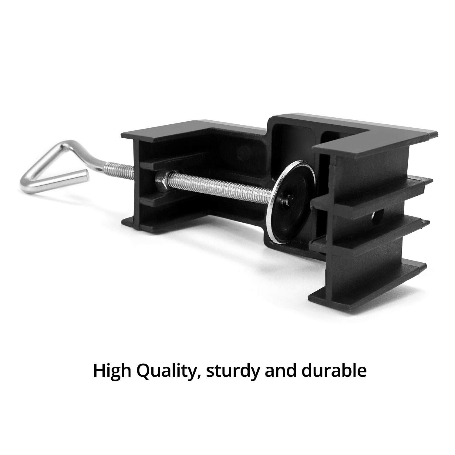 QWORK Rotary Tool Stand with Table Clamp - Telescopic Hanging Holder for Grinders & Flex Shaft Tools - Durable for Household, Industrial & Outdoor Use - Perfect for DIY Projects, Metalworking & Woodworking