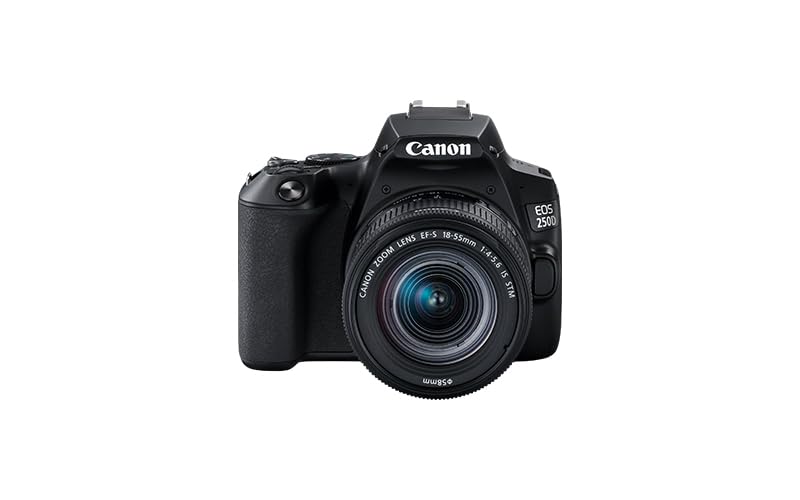Canon EOS 250D DSLR Camera with EF-S 18-55mm f/4-5.6 IS STM Lens Kit - Perfect for Travel Photography, Vlogging & Beginner Photographers