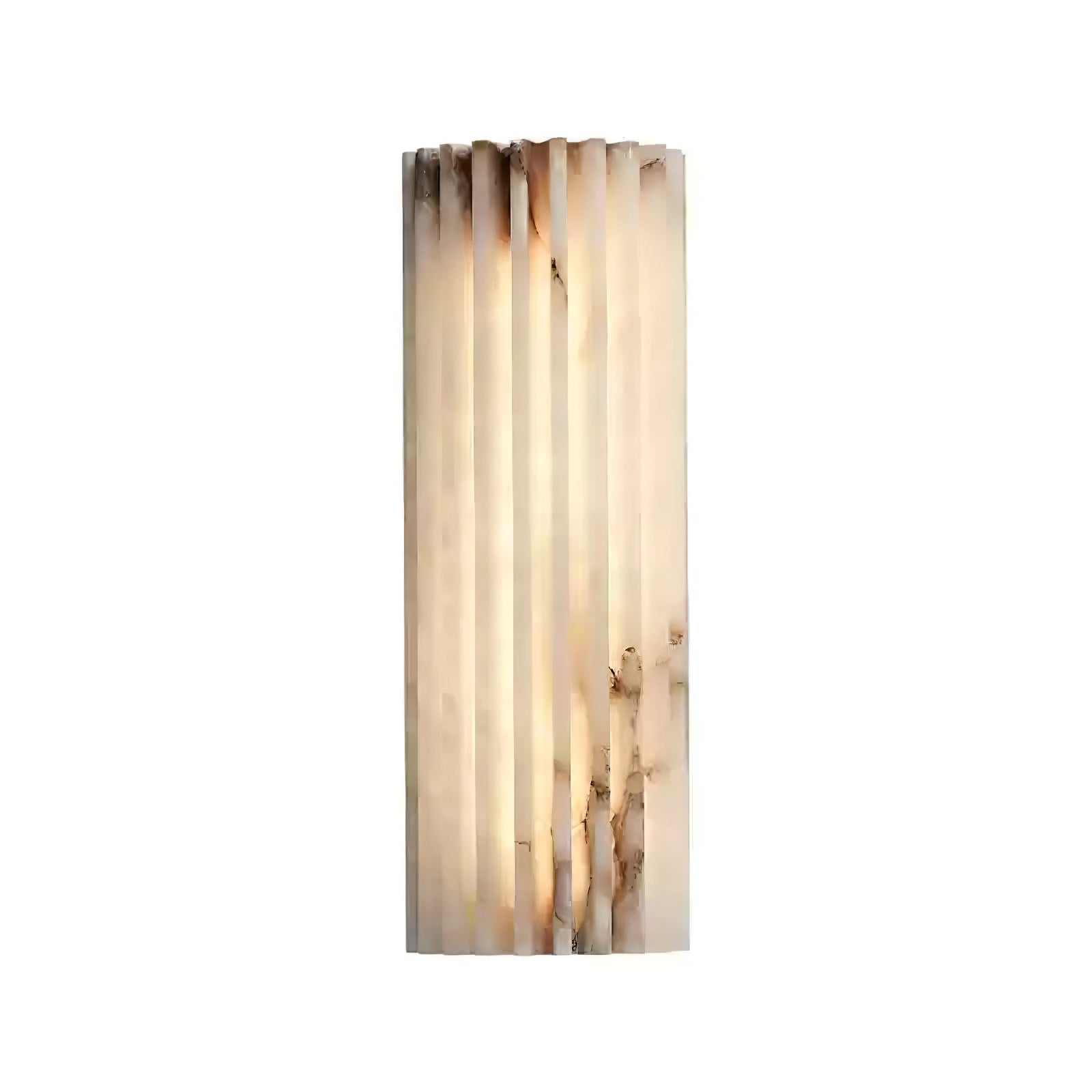 Alvia Alabaster Wall Light - Modern Sconce for Bedroom, Living Room & Hallway - Elegant Dimmable Fixture with Natural Stone Shade