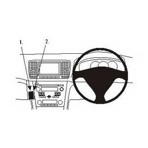 ClicOn No Holes Angled Dash Mount for Subaru Liberty (2007-2009) & Subaru Outback (2007-2009) - Secure Phone Holder for Hands-Free Navigation & Driving
