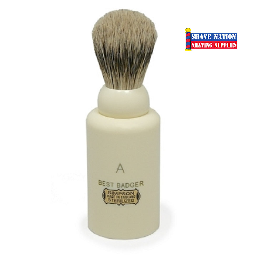 Simpson's Premium Travel Brush - Compact & Durable Hairbrush for On-The-Go Styling | Perfect for Travel, Gym, Office & Daily Use