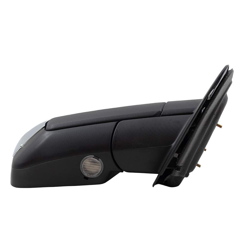 Power Folding Heated Side Mirrors with Turn Signal & Memory Function - Replacement for 2009-2010 Ford Expedition & Lincoln Navigator (Driver & Passenger Set) - Includes Puddle Lamp - Perfect for Parking Assistance & Nighttime Visibility